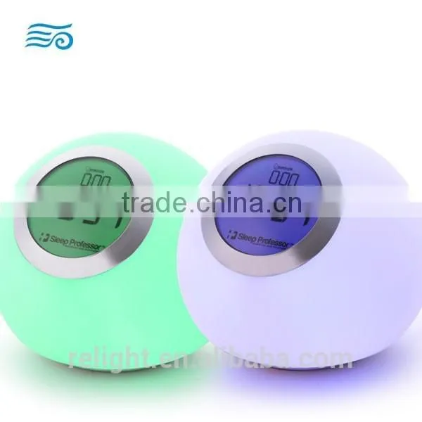 Color Changing LED Night Light With Clock Diplay and Alarm Clock Function photo-6