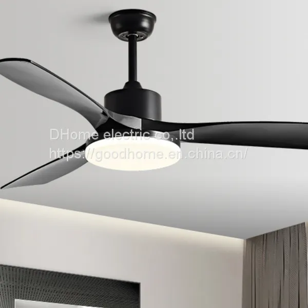 52 Inch Ceiling Fan Light Solid Wood Fan Light LED Non Flashing Ceiling Restaurant Light（Wechat:13510231336）