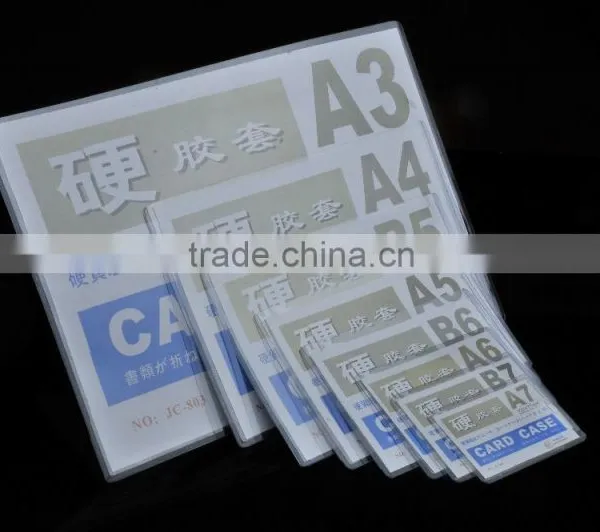 Clear Plastic Business Exhibition ID Name Card Holder
