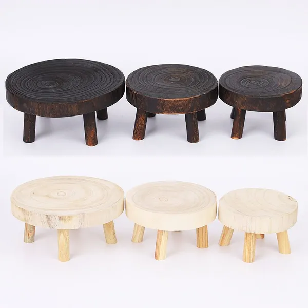 Paulownia Solid Wood Stool photo-4