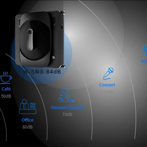 PUREROBO W-S8S Window Cleaning Robot Bluetooth And Remote Control Double Side Spray Water Smart Glass Cleaning Machine One Touch Cleaning Easy To Use photo-5
