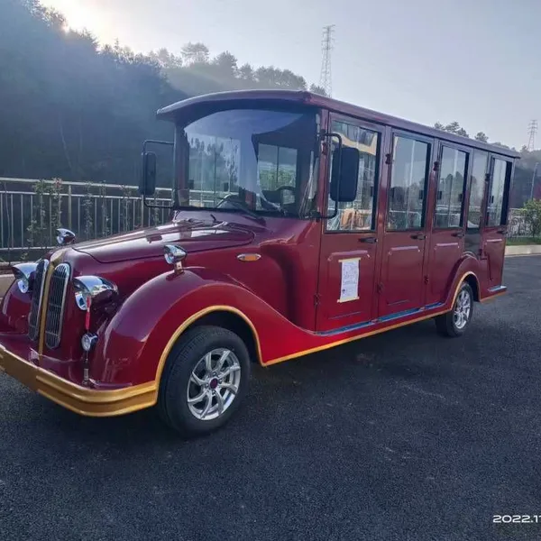 Fully Enclosed Electric Grandfather Car With Doors, 8-seater Sightseeing Car for Scenic Spots, Real Estate Projects, and Farms photo-2