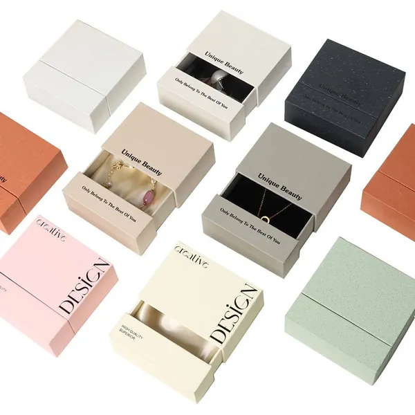 Rigid Paper Drawer Jewelry Packaging Box photo-4