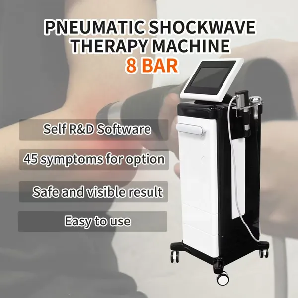 Dual Handle Shockwave Therapy Unit for Sports Injury Rehabilitation photo-4