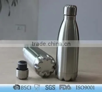 0.35L/0.5L/0.75L/1L BSCI Approval Vacuum Double Stainless Steel Hot Sale Water Bottle photo-3