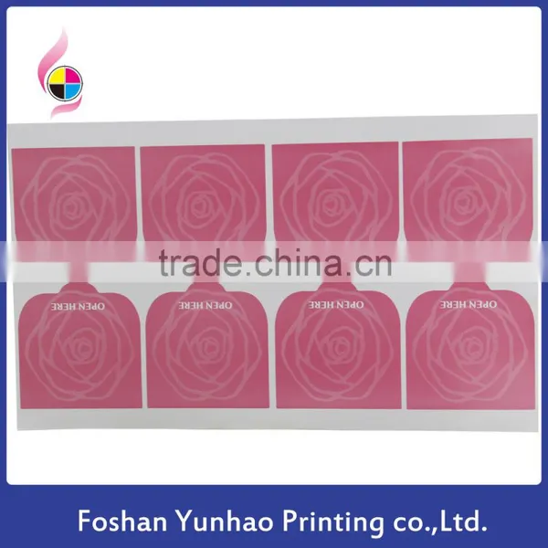 Sanitary Napkins Sticker Paper Label Vinyl Adhesive Label