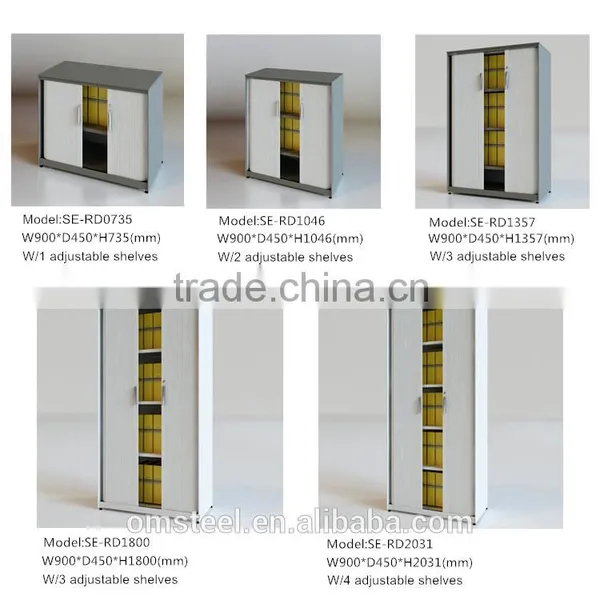 Top Quality Steel Lockable Garage Rolling Door Storage Office Cabinet photo-6