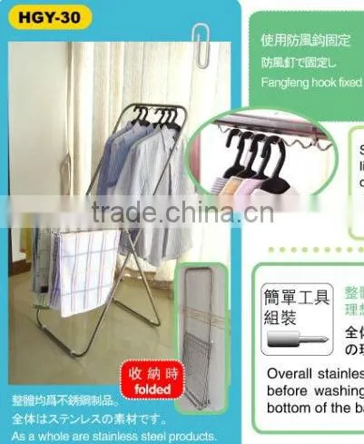 Foldable Stainless Steel Hanger HGY-30 photo-2