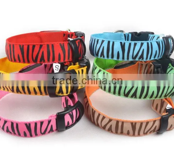 Waterproof LED Dog Collar With Strip Light Flash Led Dog Leash for Pet Dog photo-5