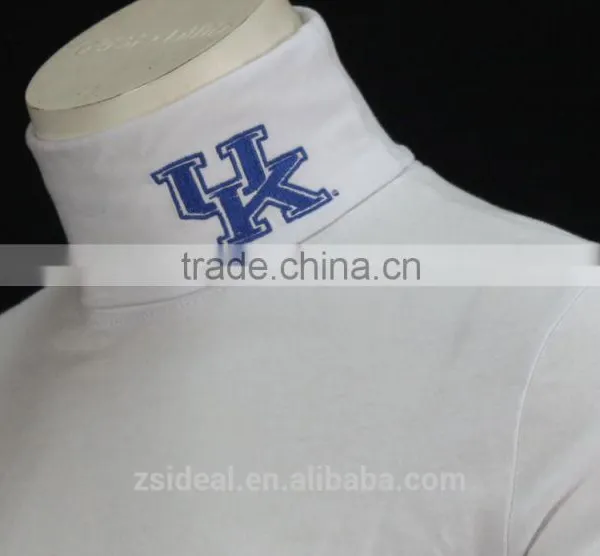 100% Cotton Turtleneck Customer Logo Man Polo T-shirt photo-3
