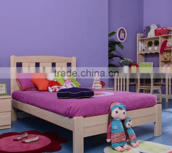 Girl Modern Bedroom Furniture in Pine Wood, Natural Color photo-3