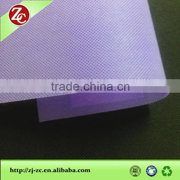 Beautiful Color pp Fabric Purple Color pp Non Woven Fabric