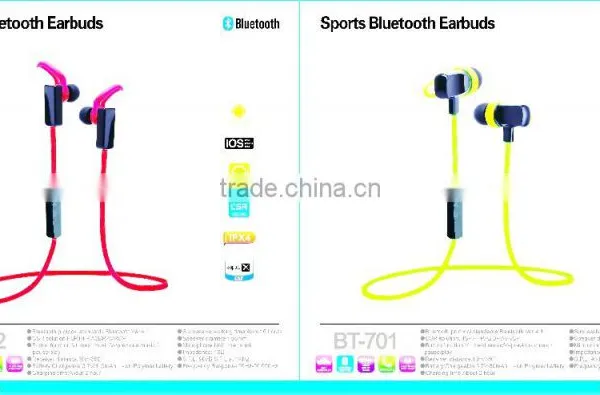 2016 Newest Noise Cancelling Sports Bluetooth Earbuds Colorful Earphone Bluetooth Koppo Mini Wireless Bluetooth Earphone photo-2
