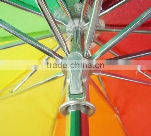 3 Folding Rainbow Gift Umbrella Wholesale Folding Super Size Umbrella photo-2