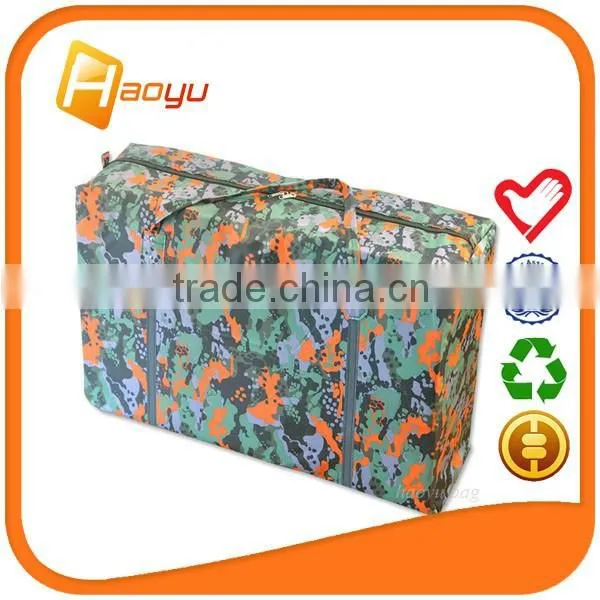 China Laminated Reusable Custom Print Zipper Bag
