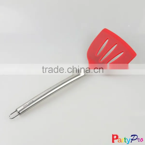 2016 New Product High Quality Silicone Kitchen Utensils With Stainless Steel Handle photo-2