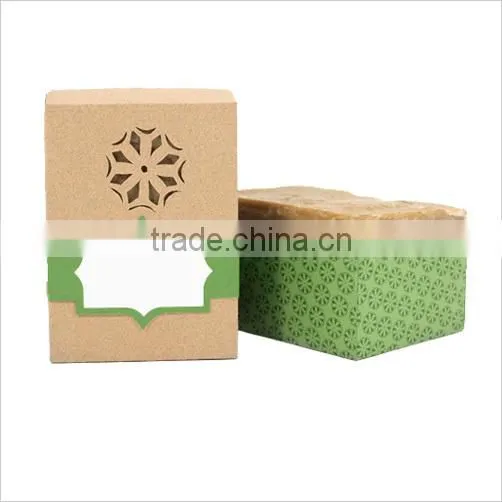 Custom Printed Retail Brown Craft Paper Soap Packaging Box photo-4
