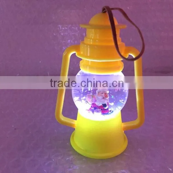 Yellow 2015 Hot Sale 45mm Polyresin Led Christmas Tree Water Globe Latern Design photo-6