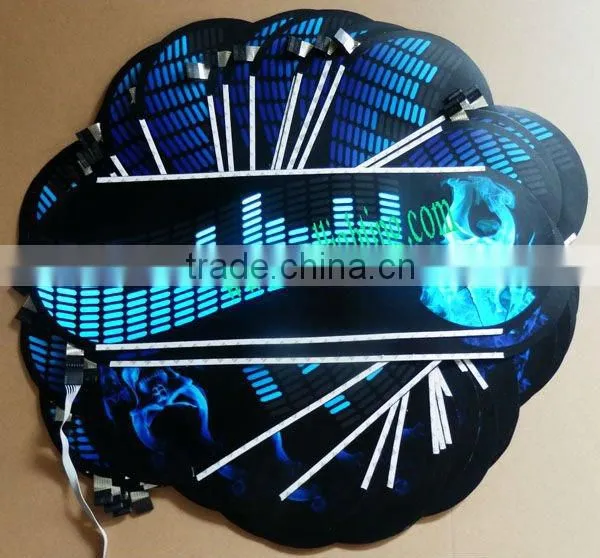 CE,ROHS certification!best quality(over 10000hours lifetime)el car sticker for promotion