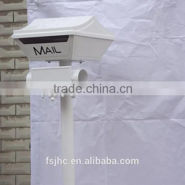 Foshan JHC-1024B Post Mounted Aluminum Mailbox/Durable Decorative Letterbox/Outdoor Lockable Standing Postbox For Garden photo-3