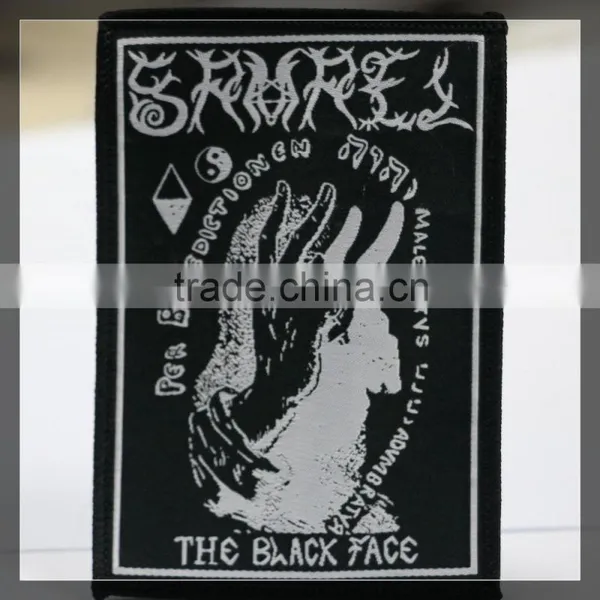 Custom Colorful Gothic Woven Patches for Jackets/sweater/hoodie