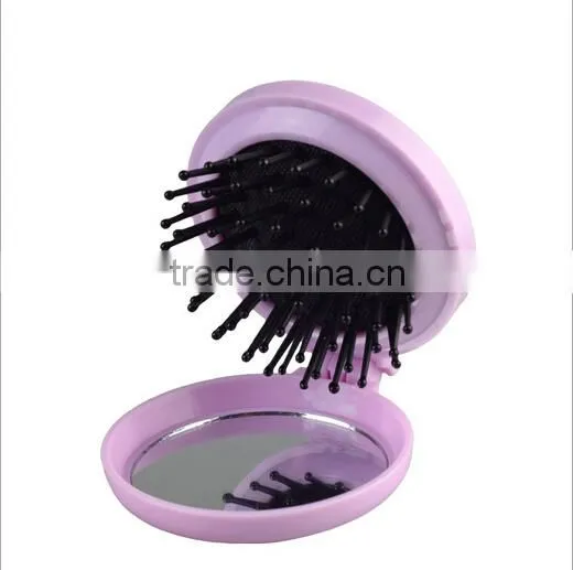 Plastic Pocket Mirror With Comb photo-2