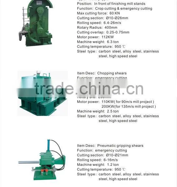 Flying Shear / Snapping Shear / Chopping Shear for Cutting Steel photo-5