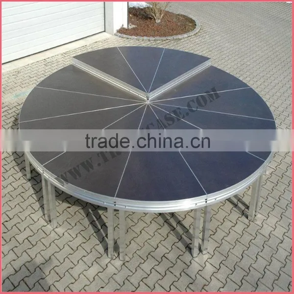 Event Round Portable Stage Decorations With 18 mm Plywood Platform photo-3