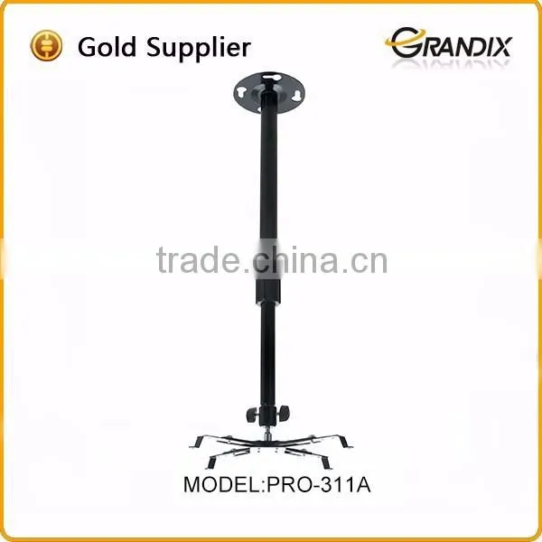 Ceiling mount motorized retractable ceiling projector mount