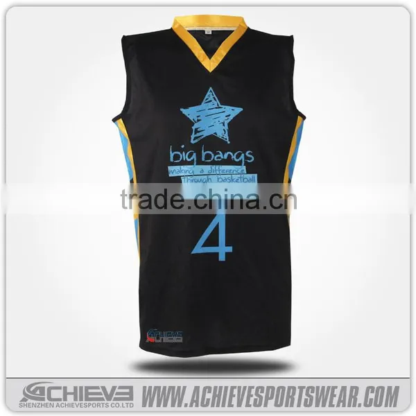 Best Quality Custom Printing Basketball Tops photo-4