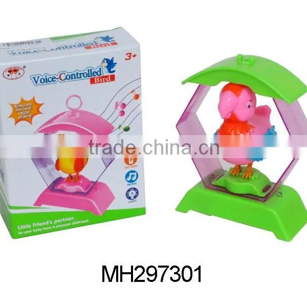 2015 Hot Selling Voice Controlled Singing Bird Toys With Light and Music photo-4