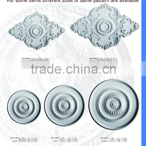 2015 High Quality Good Price Beautiful New Modern Luxury pu Cornice Ceiling Domes photo-4