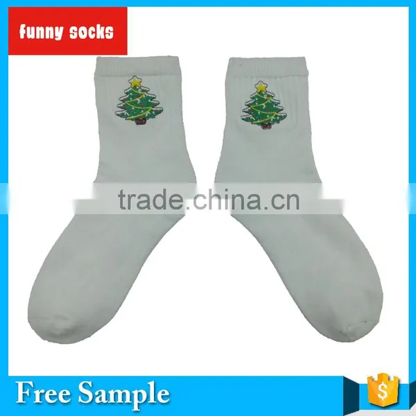 Men High Quality Logo Printed Cheap Crew Socks