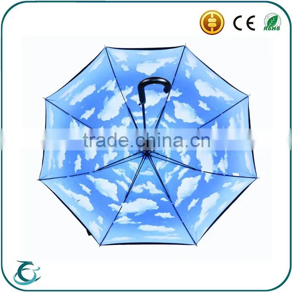 High Quality 25 Inch Fashion Design Double Layer Rain Umbrella photo-3