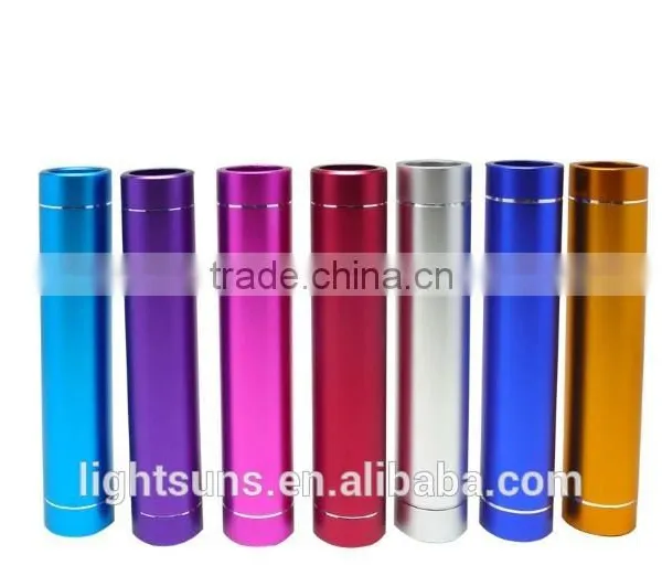 High Quality Round Super Slim Portable 2600mAh USB Mobile Power Bank For Iphone 6 5s Samsung photo-3