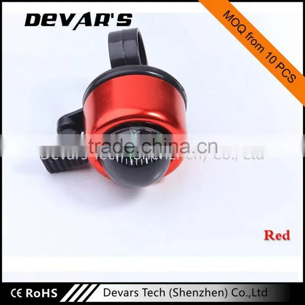 Wholesale Different Colors of Compass Small Bell LED Bicycle Front Light photo-5