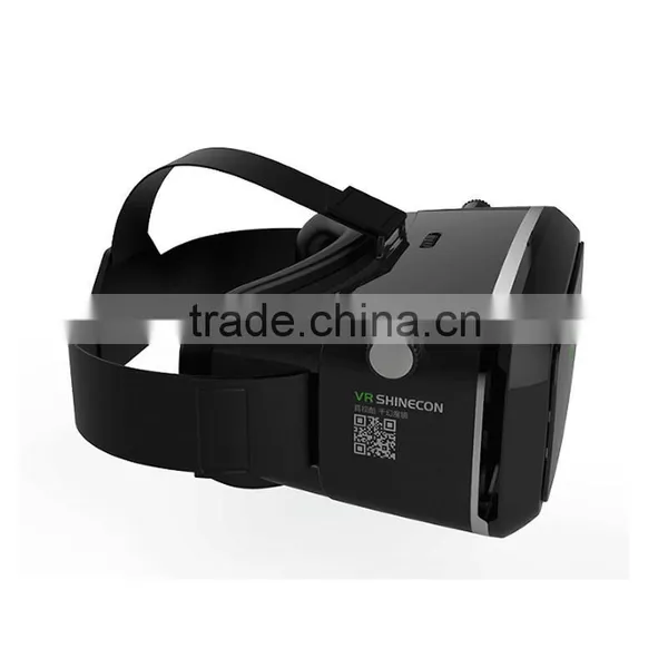 Shinecon VR Virtual Reality 3D Glasses Helmet Google Cardboard Oculus Rift DK2 for IPhone Samsung 4.7 ~ 6 Inch Smartphone photo-3