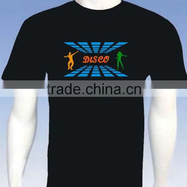 EL Sound Activated T-shirt