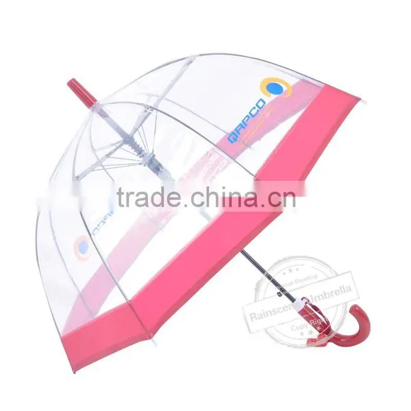 Fashion Straight Transparent Bubble Poe Umbrella