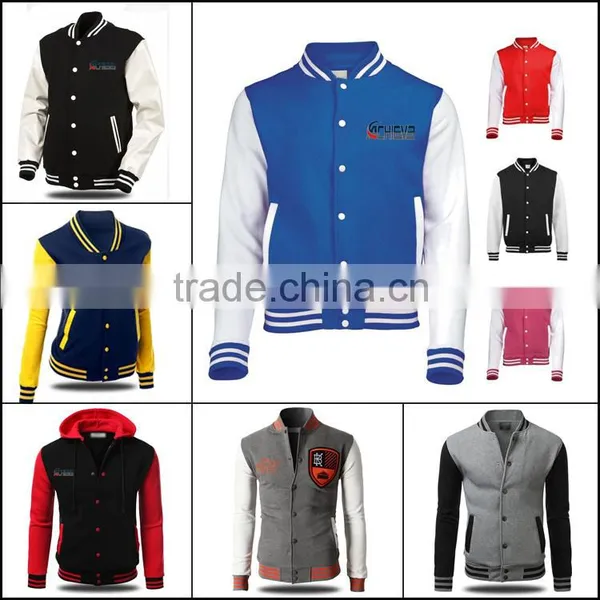 2017 Fashion Color Sublimated Custom Baseball Jacket Wholesale photo-6