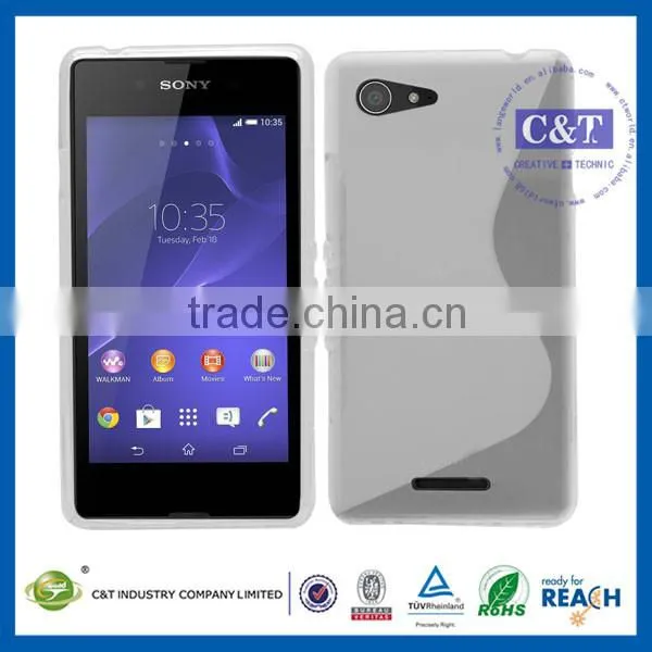 C&T Factory Supply High Quality Fancy TPU Back Cover for Sony E3 photo-2