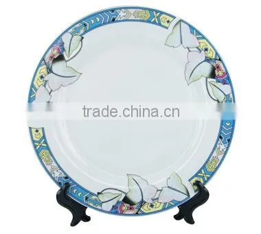 8'' Plate With Colourful Pattern Plate / Blank Ceramic Plate/ Personalized Plate/ Plate for Sublimation/ Good Decorated Plate