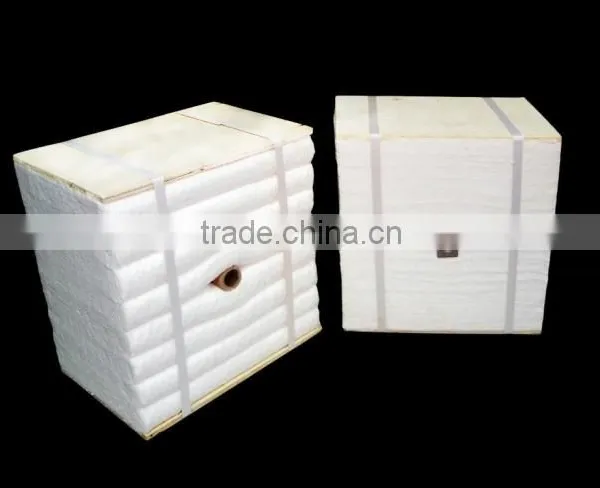 low thermal conductivity ceramic fiber module