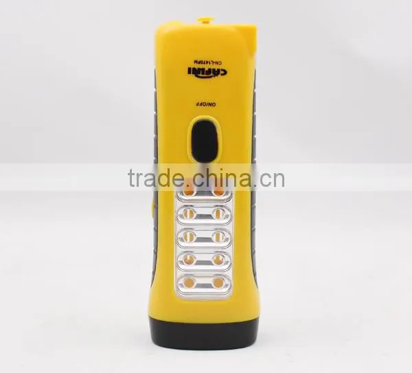 Torch Light Dry Battery Led Flashlight Plastic Torch With Radio photo-2