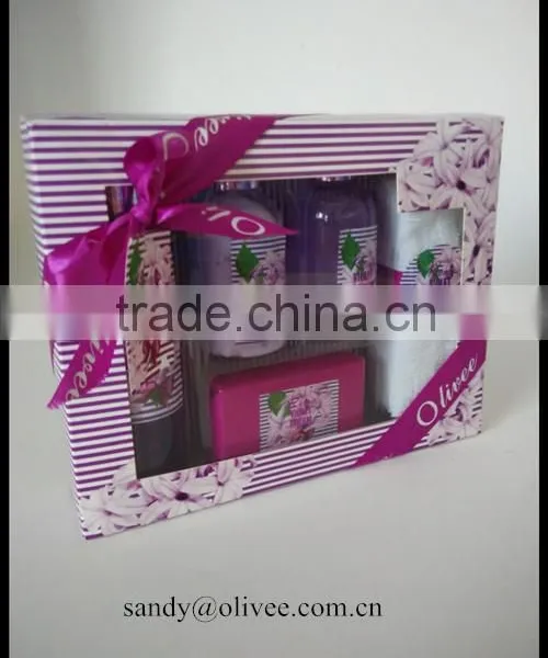 Nice Scent Antiseptic Shower Gel, Body Lotion ,bubble Bath and Soap Hotel Bath Set photo-4