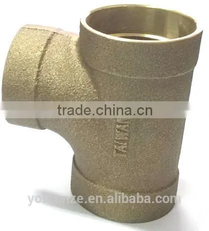 Good Quality in Taiwan Bronze Casting DWV Copper Tee Manufacture photo-3