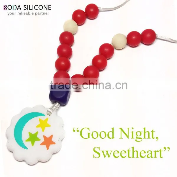 Chian Manufacturer Teething Pendant Silicone Necklace photo-3