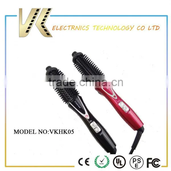 Electric Magic Curling Brush Iron Mini Folding Curling Iron Brush Hair Curler photo-5