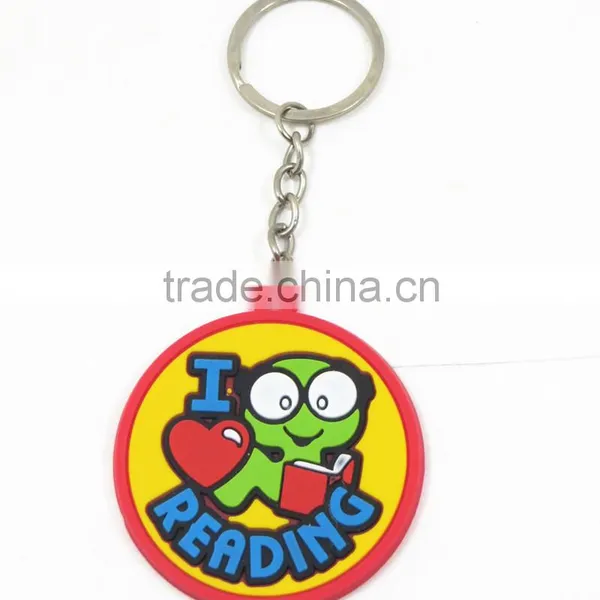 Yiwu Manre Bulk PVC/ Rubber Custom Silicone Keychain Custom Shape Keychain photo-4