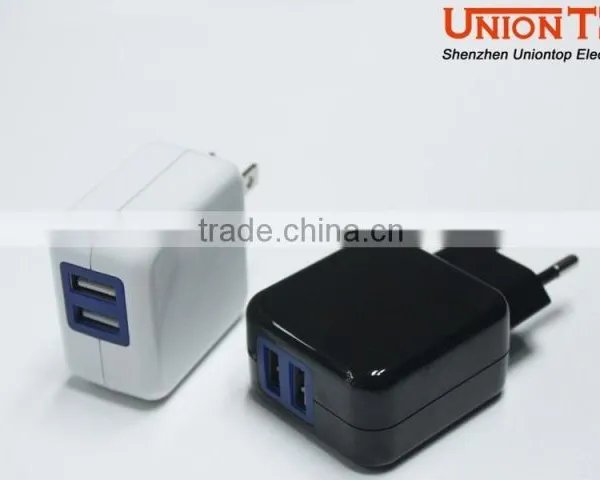 OEM/ODM Manufacture Good Quality With Cheap Price 5v 1a/2.1a Dual Usb Portable Wireless Phone Charger photo-2
